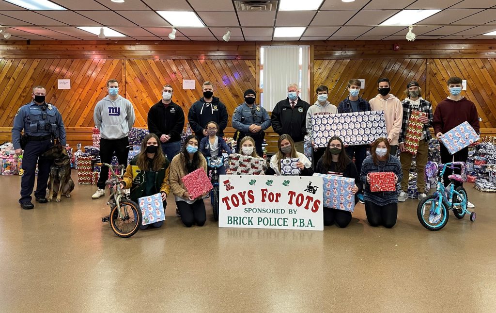Brick PBA Local 230 organized its annual toy drive for 2020. (Photo: Brick Township)