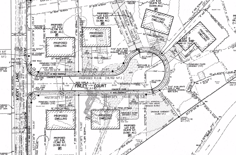 The location of the proposed Hooper Avenue Estates project in Brick, Feb. 2021. (Photo: Daniel Nee)
