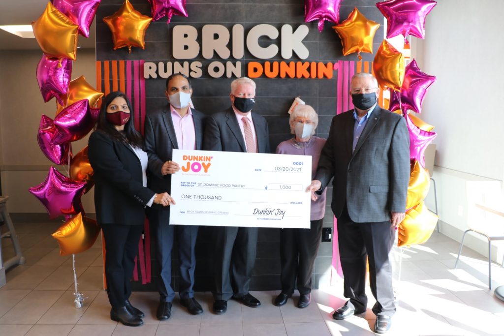 A new Dunkin' Donuts store opens in Brick, March 21, 2021. (Photo: Township of Brick)