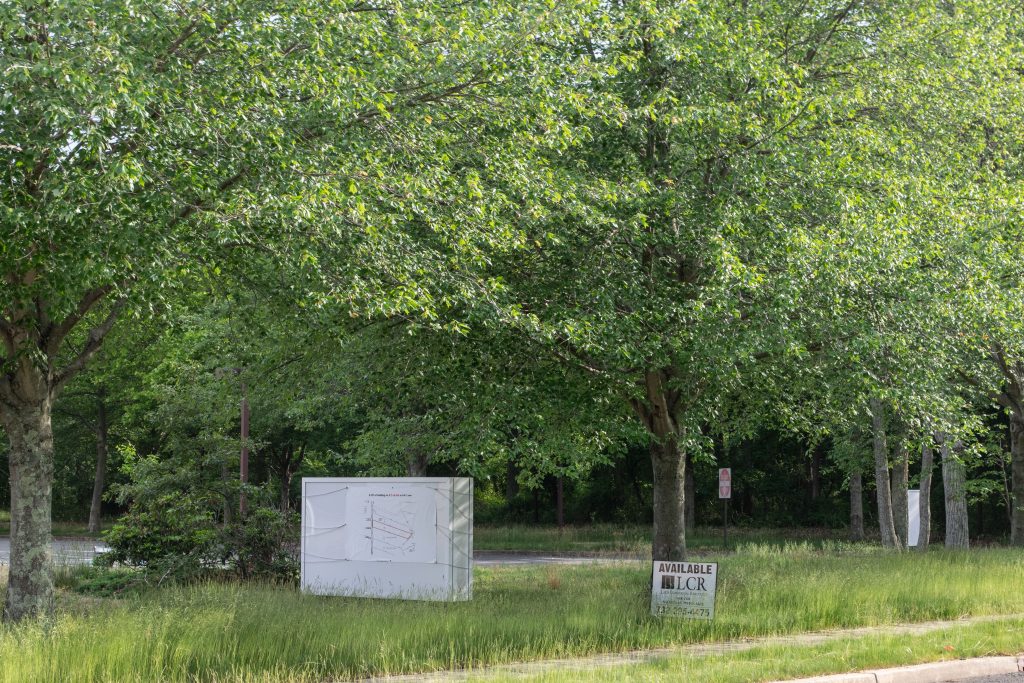 The site of a now-abandoned plan to open a medical marijuana dispensary in Brick at 385 Adamston Road. (Photo: Daniel Nee)