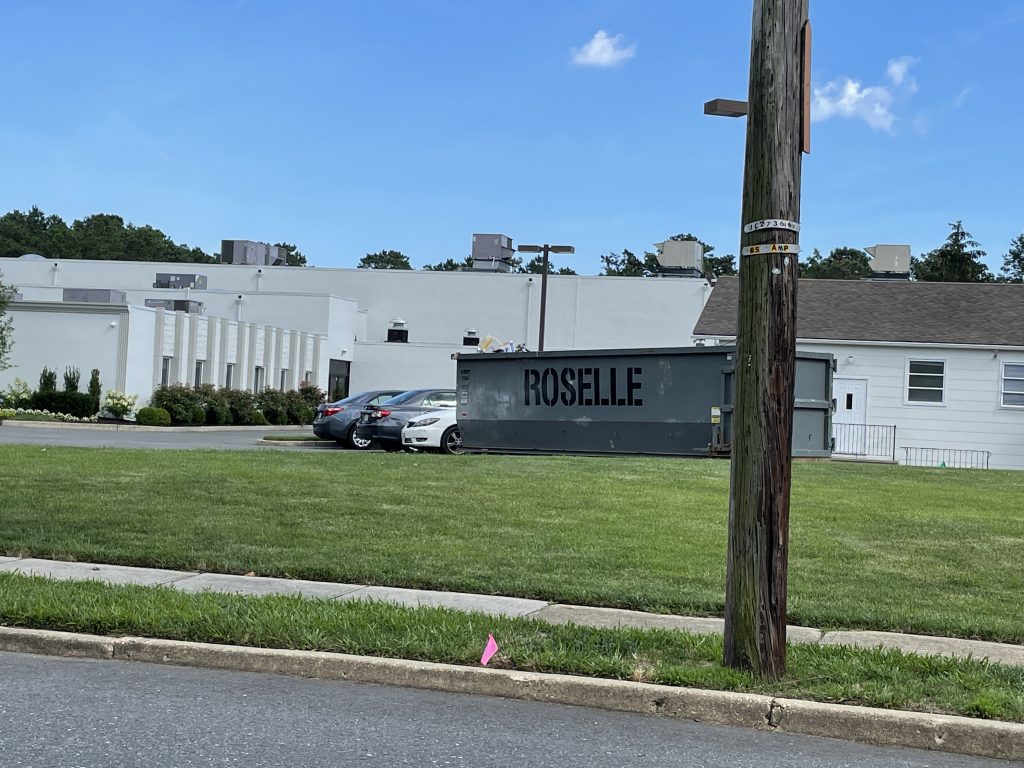 The former Temple Beth Or property, Brick, N.J., June 2021. (Photo: Daniel Nee)