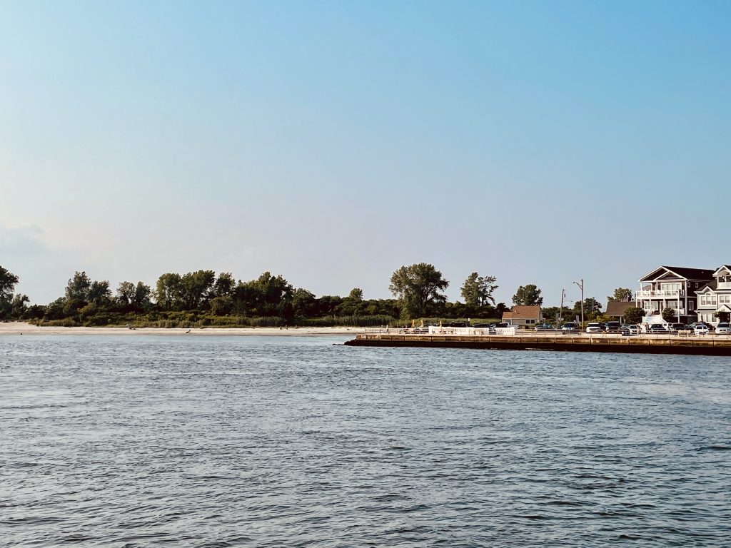 The mouth of the Manasquan River at Manasquan Inlet. (Photo: Daniel Nee)