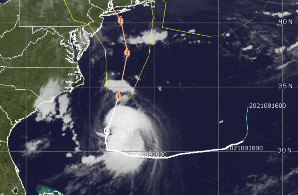 Tropical Storm Henri, Aug. 21, 2021. (Credit: CIMSS/ Tropical)