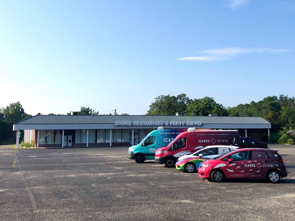 The future Icarus Brewing Company brewery complex, on Route 88 in Brick. (Credit: Icarus Brewing Company)