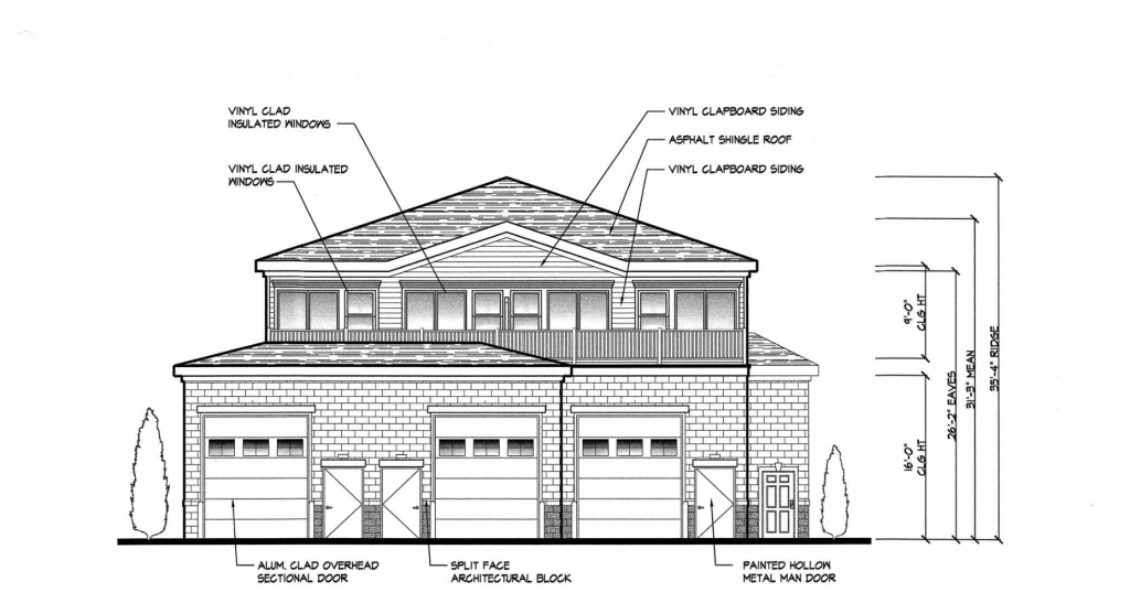 The mixed-use property approved for 427 Old Silverton Road, Brick, N.J. (Credit: Planning Documents)