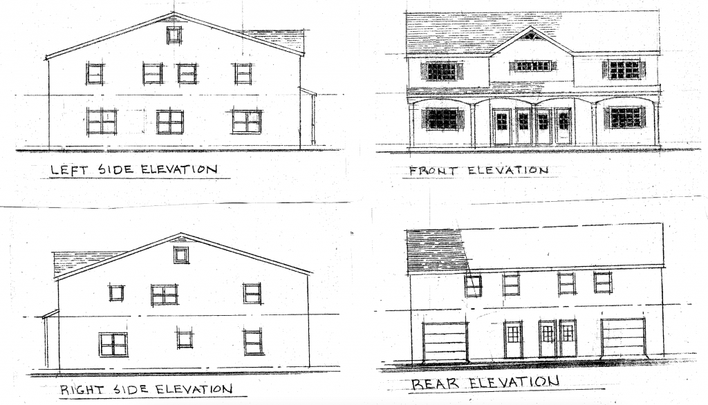 A rendering of the proposed construction at 251 Drum Point Road. (Planning Documents)