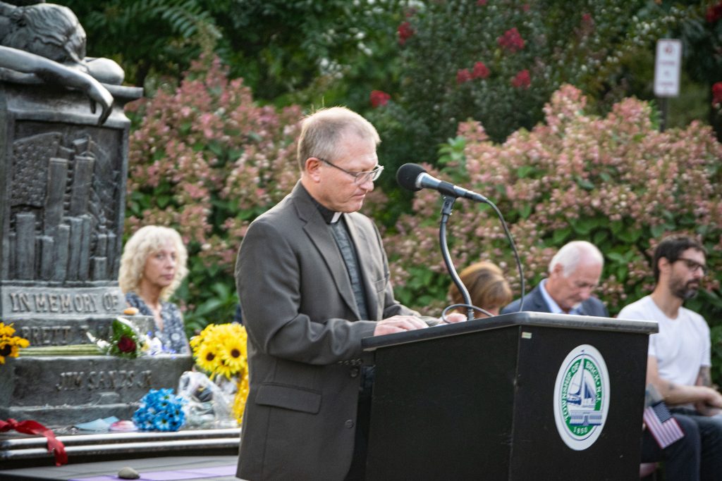 Brick Township holds its annual 9/11 memorial, marking 20 years since the Sept. 11 attacks, Sept. 11, 2021. (Photo: Daniel Nee)