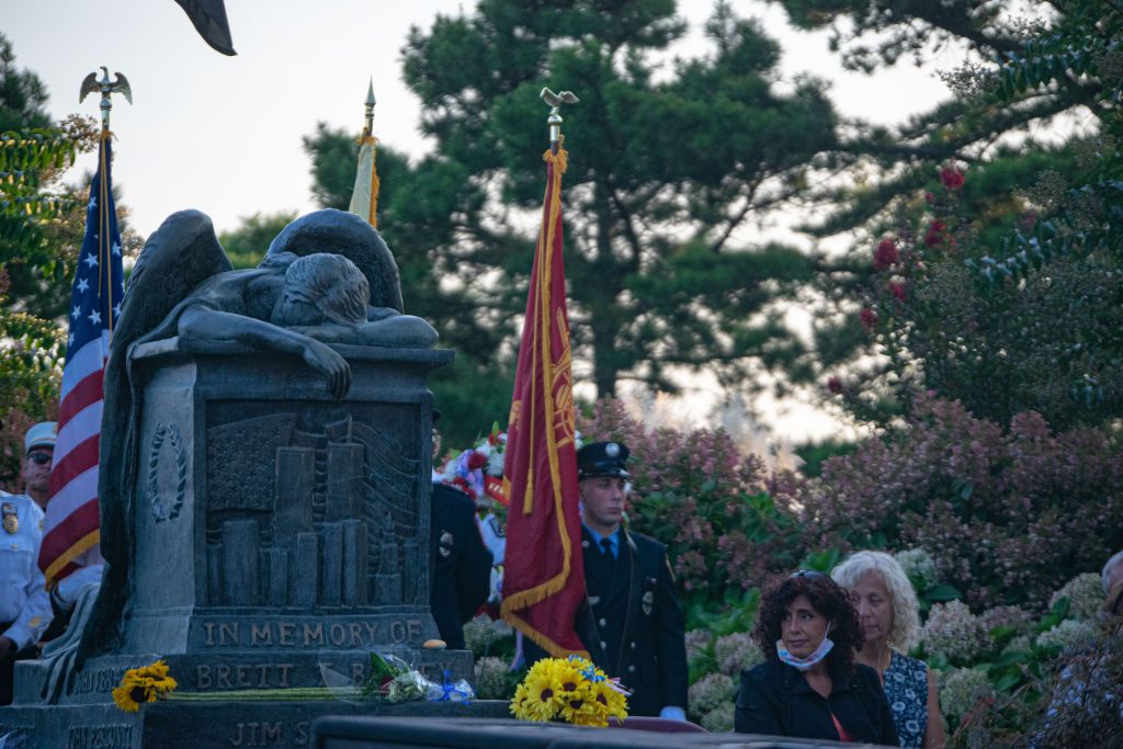 Brick Township holds its annual 9/11 memorial, marking 20 years since the Sept. 11 attacks, Sept. 11, 2021. (Photo: Daniel Nee)