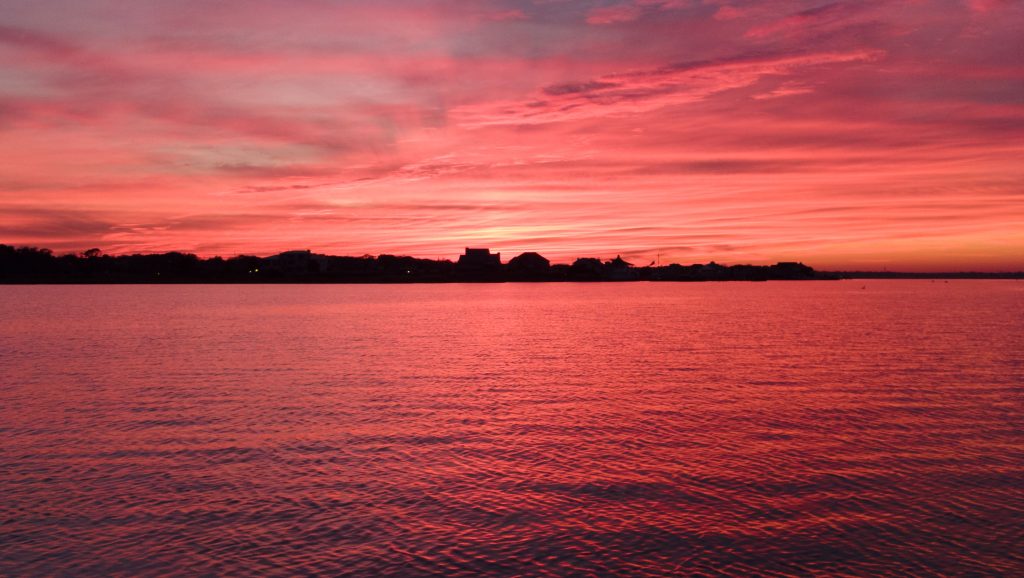 A sunset on Barnegat Bay, Nov. 7, 2021. (Photo: Daniel Nee)