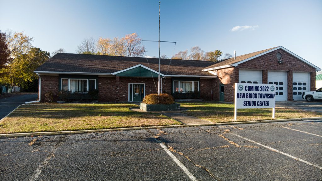 The future Brick Senior Center on Aurora Place. (Photo: Daniel Nee)