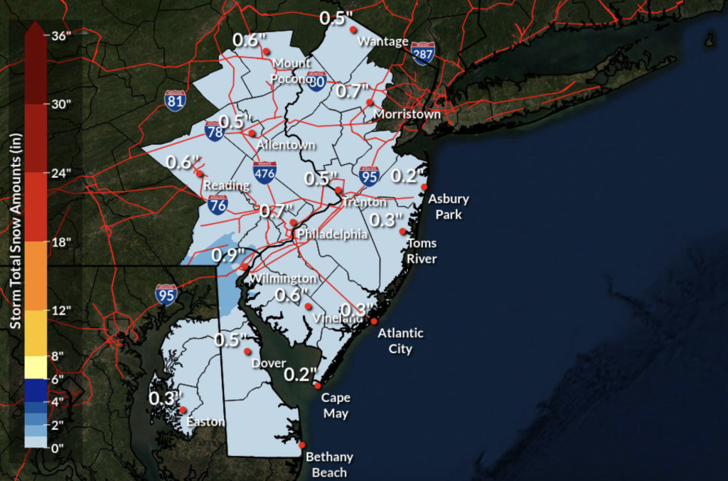 Predictions for the Dec. 8, 2021 weather system. (Credit: NWS)
