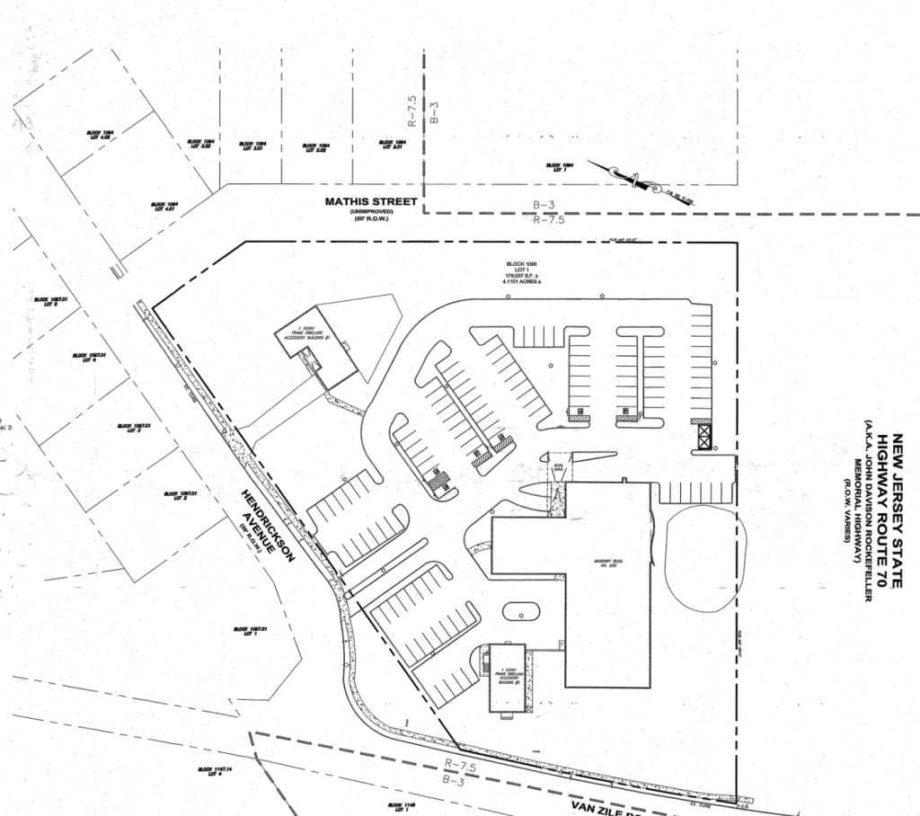 CKY's plans submitted to the Brick Township's Board of Adjustment. (Board Document)