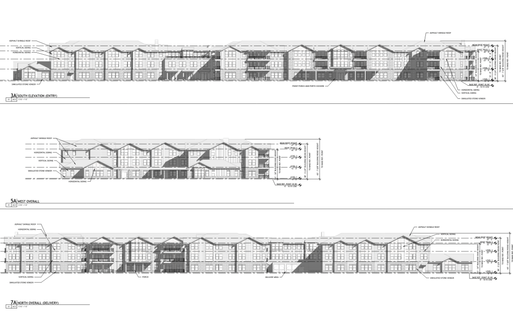 An assisted living facility approved for Brick's 'triangle lot.' (Photo: Daniel Nee)