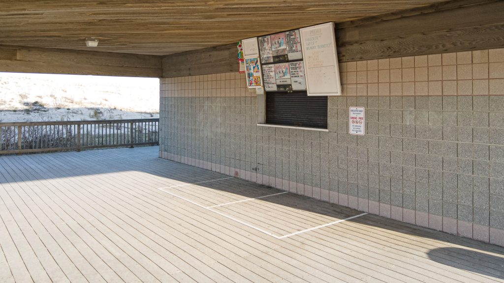 The Brick Beach III snack stand. (Photo: Daniel Nee)