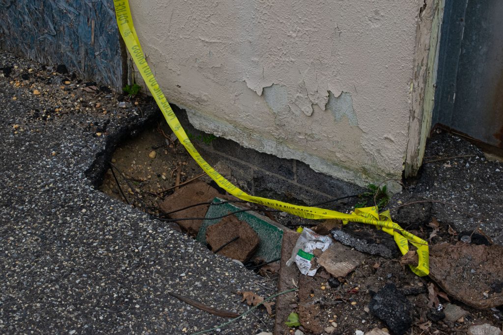 The former Herbertsville Deli on Herbertsville Road, Brick, N.J., April 2022. (Photo: Daniel Nee)