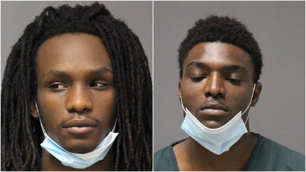 Jermaine Mayer and Marquis Pettise, burglary suspects. (Credit: Ocean County Jail)