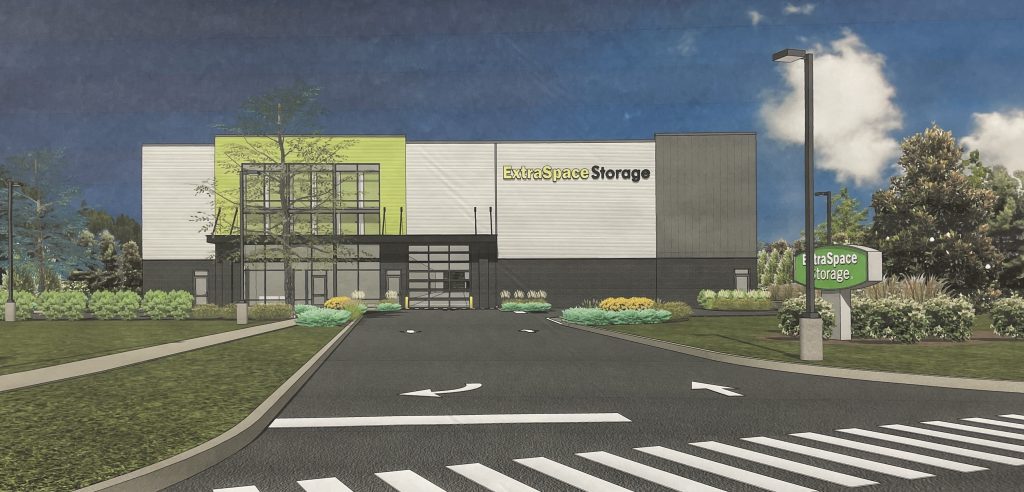 Renderings of an approved self-storage facility in Brick Township, June 8, 2022. (Photo: Daniel Nee)