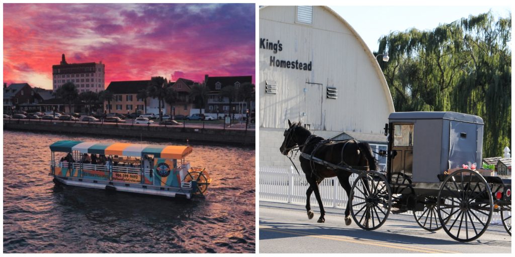 St. Augustine, Fla. and Lancaster County, Pa. (Tourism Promotional Photos)