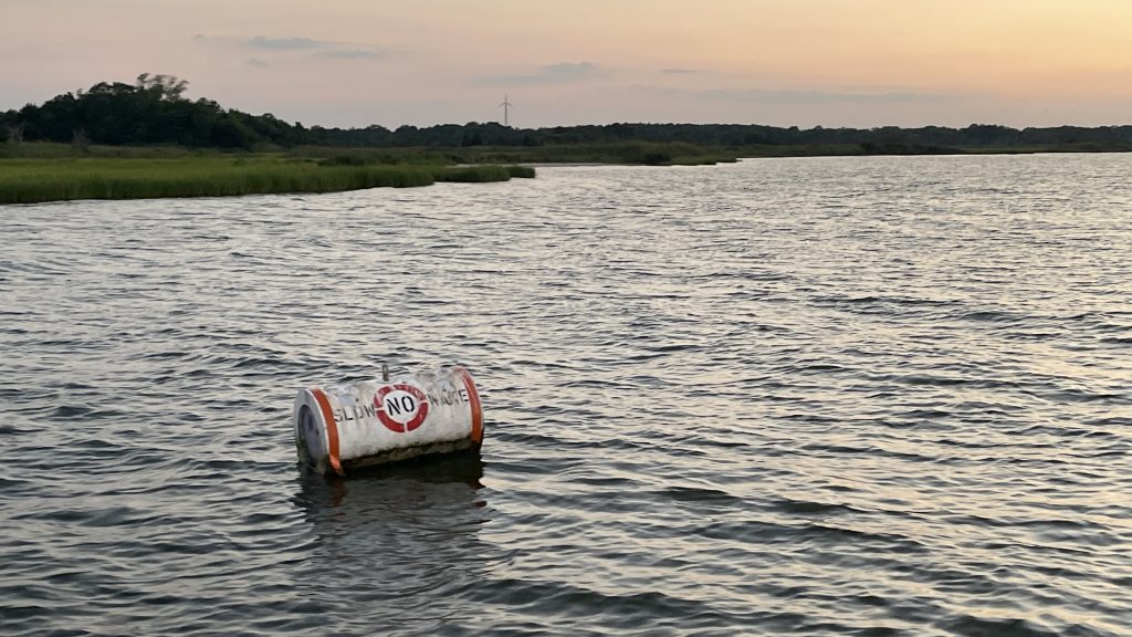 The channel near Gunner's Ditch, Brick, N.J., Aug. 2, 2022. (Photo: Daniel Nee)