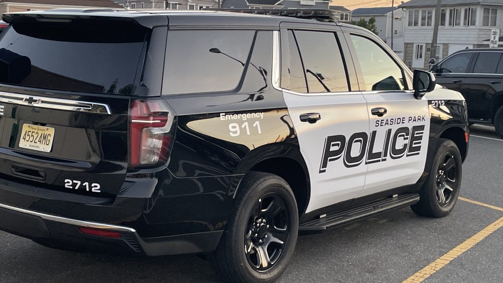 Seaside Park police vehicle. (Photo: Daniel Nee)