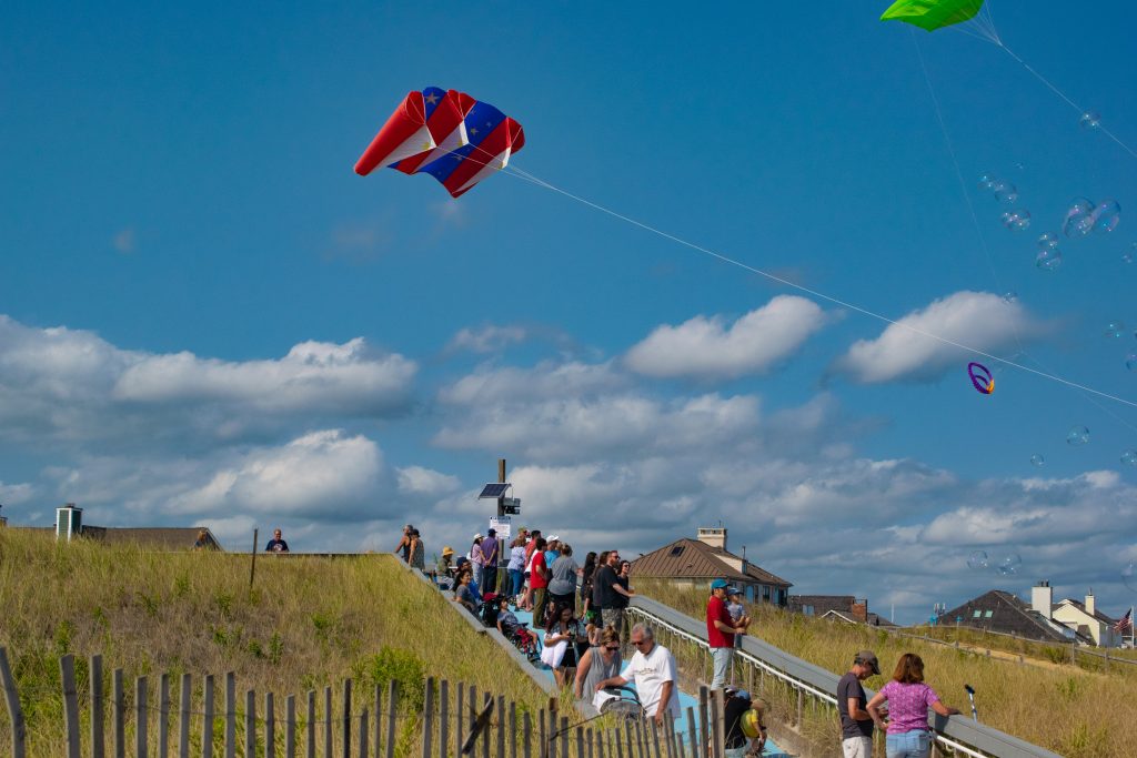 Brick Township's 2022 'Kite Fest' soars over Brick Beach III, Sept. 17, 2022. (Photo: Daniel Nee)