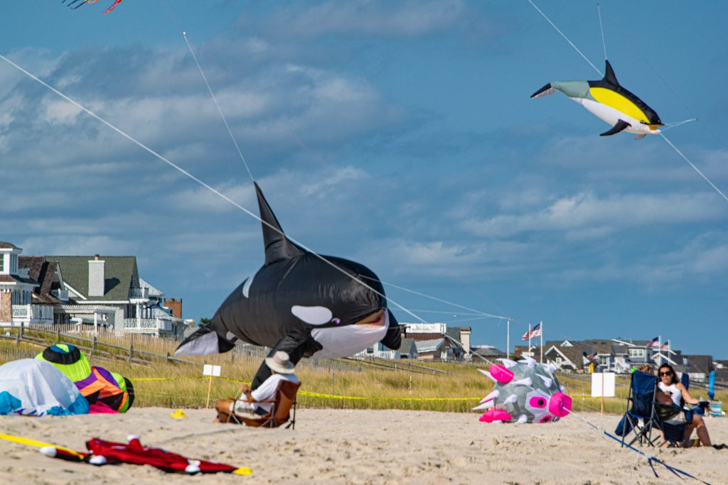 Brick Township's 2022 'Kite Fest' soars over Brick Beach III, Sept. 17, 2022. (Photo: Daniel Nee)