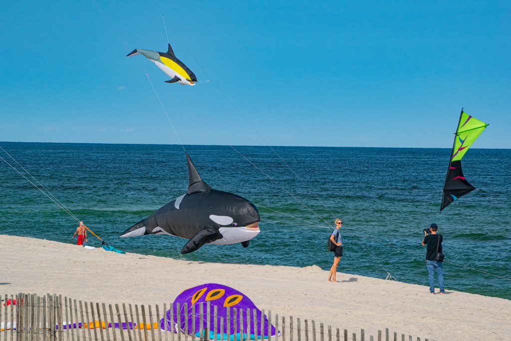 Brick Township's 2022 'Kite Fest' soars over Brick Beach III, Sept. 17, 2022. (Photo: Daniel Nee)