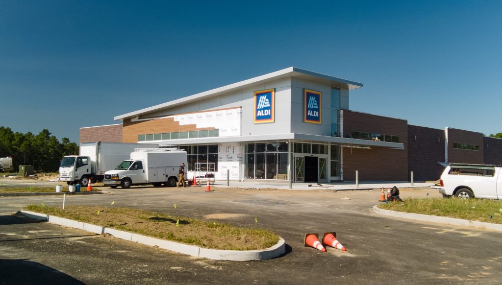 The former Foodtown site under construction, Brick, N.J., Sept. 2022. (Photo: Daniel Nee)