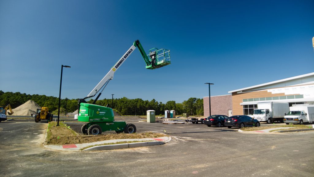 The former Foodtown site under construction, Brick, N.J., Sept. 2022. (Photo: Daniel Nee)