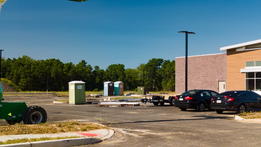 The former Foodtown site under construction, Brick, N.J., Sept. 2022. (Photo: Daniel Nee)