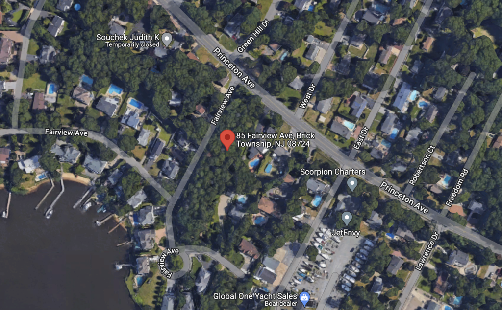 85 Fairview Drive, Brick, N.J. (Credit: Google Maps)