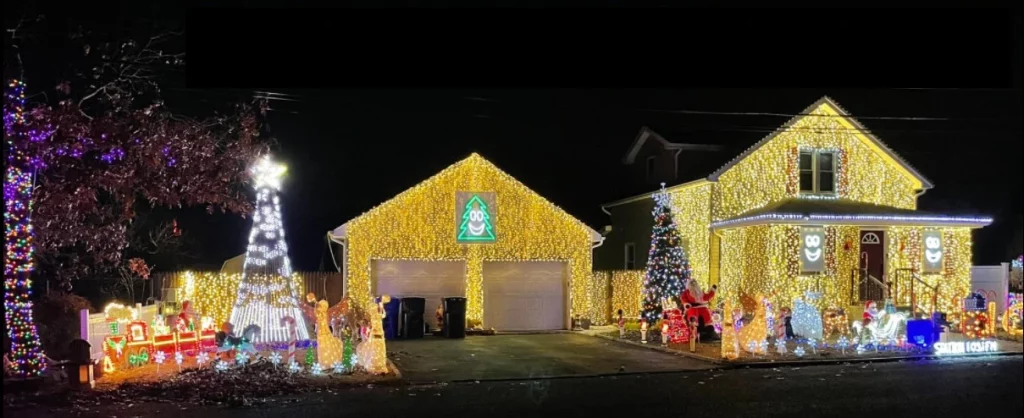 Brick Township's 2021 holiday lighting contest winnter. (Photo: Brick Township)