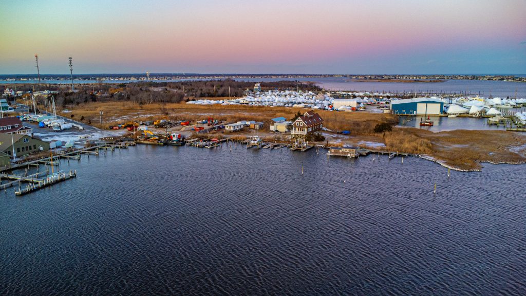 A frozen sunset on Christmas Eve, Dec. 24, 2022. (Photo: Daniel Nee)