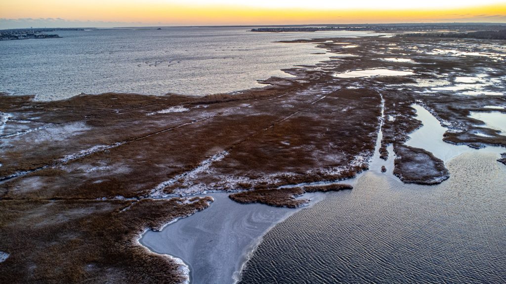 A frozen sunset on Christmas Eve, Dec. 24, 2022. (Photo: Daniel Nee)