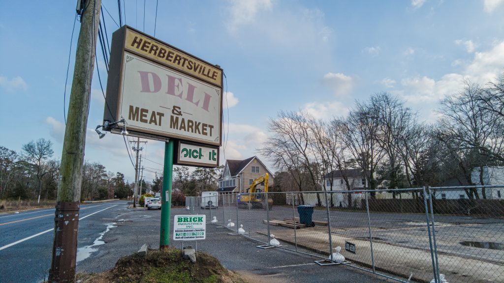 Demolition is complete at the Herbertsville Deli, Brick, N.J., Dec. 23, 2022. (Photo: Daniel Nee)