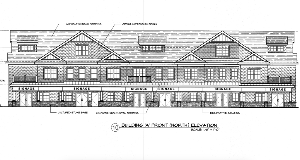 Initial renderings of a 'flagship' development proposed on Drum Point Road, Brick, N.J. (Planning Documents)