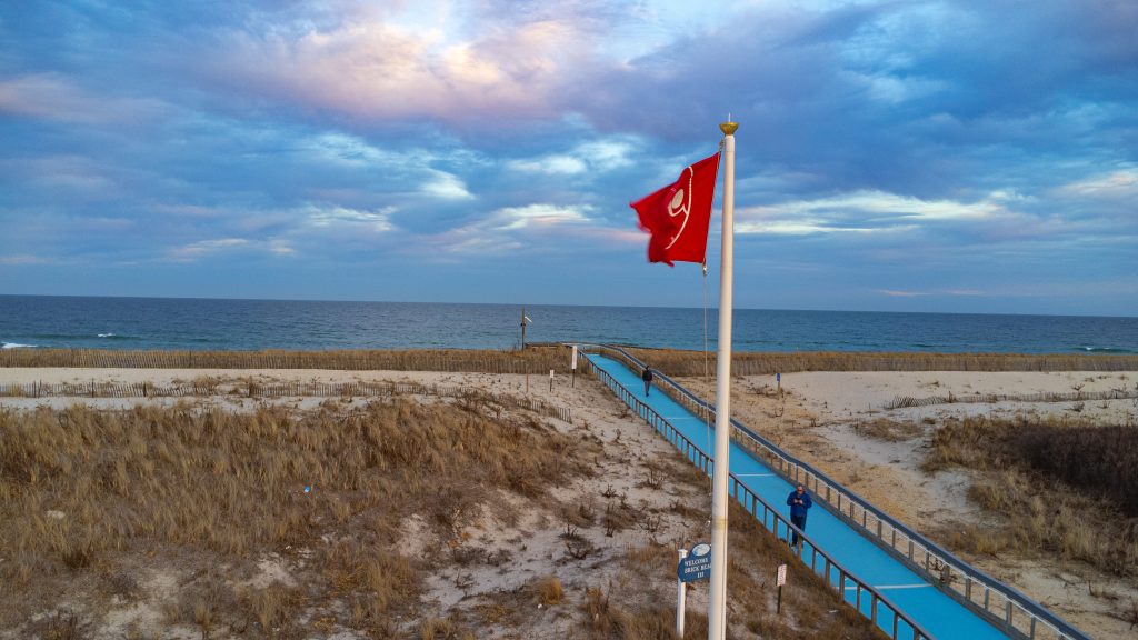 Brick Beach III and Bayside Park, President's Day sunset, Feb. 19, 2023. (Photo: Daniel Nee)
