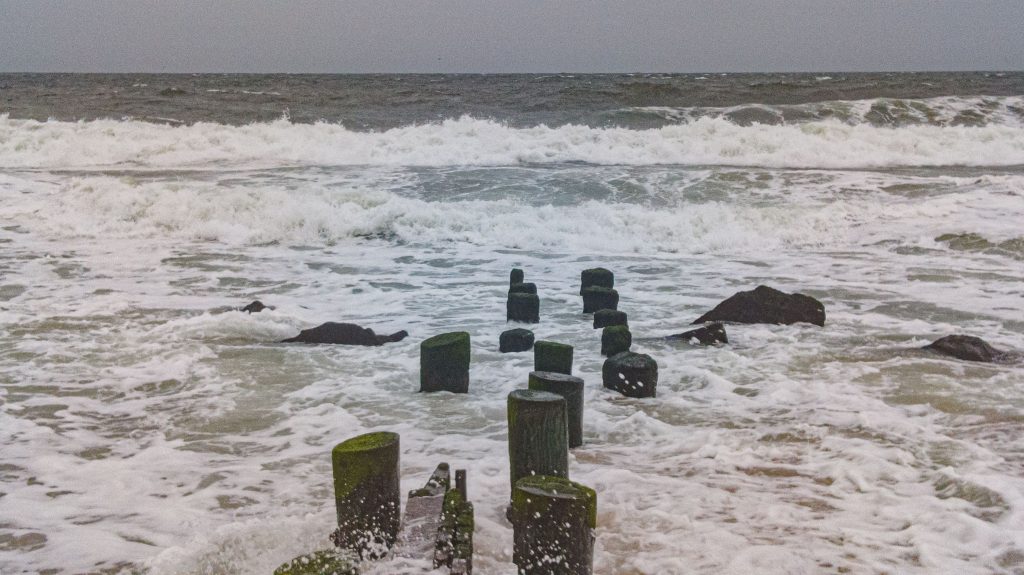 A coastal storm begins at the Jersey Shore, April 28, 2023. (Photo: Shorebeat)