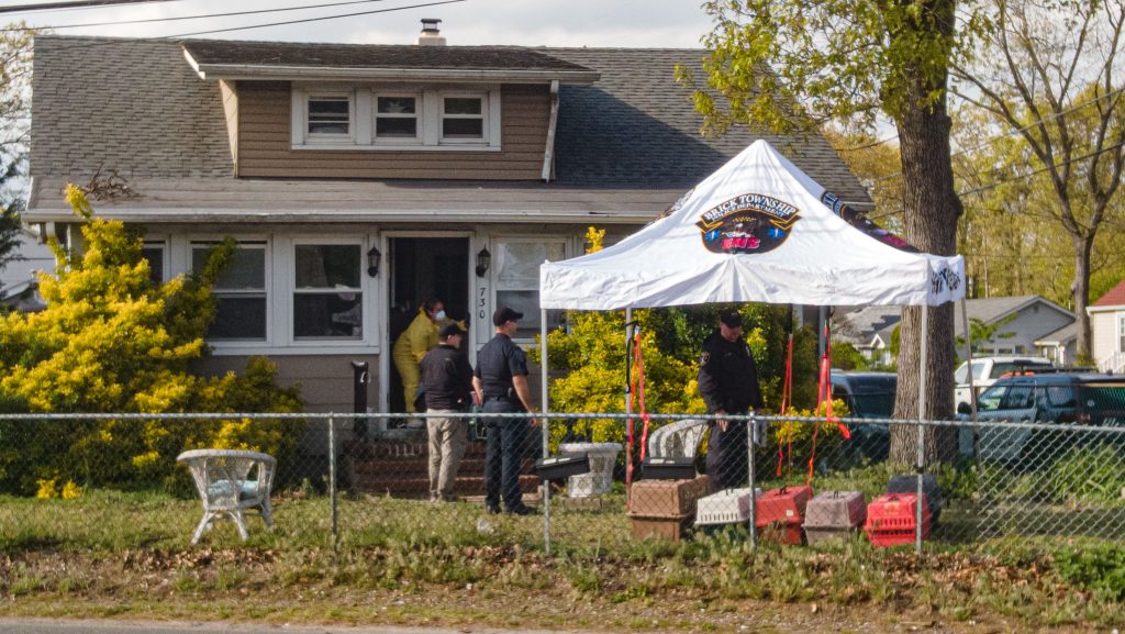 The scene of an animal hoarding scenario at 730 Mantoloking Road, Brick, N.J., May 5, 2023. (Photo: Shorebeat)