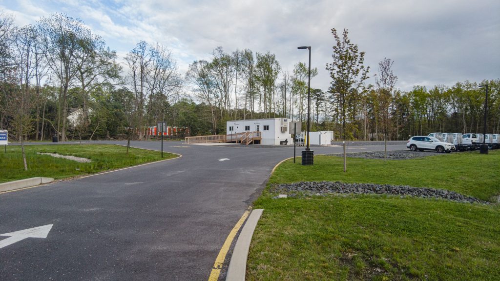 The property at 949 Burnt Tavern Road, a proposed car dealership prep site, May 2023. (Photo: Shorebeat)