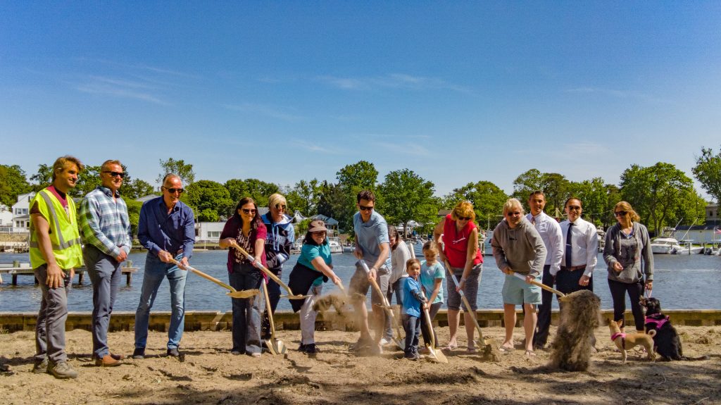 Ground is broken as construction begins at Cedar Bridge Manor Park, Brick, N.J., May 25, 2023. (Photo: Shorebeat)
