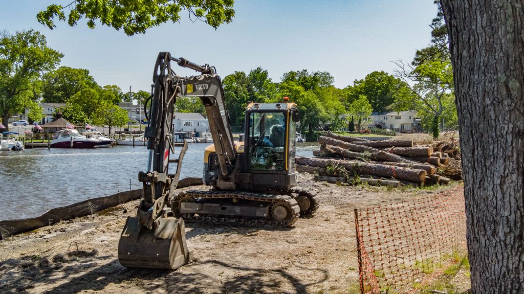 Ground is broken as construction begins at Cedar Bridge Manor Park, Brick, N.J., May 25, 2023. (Photo: Shorebeat)