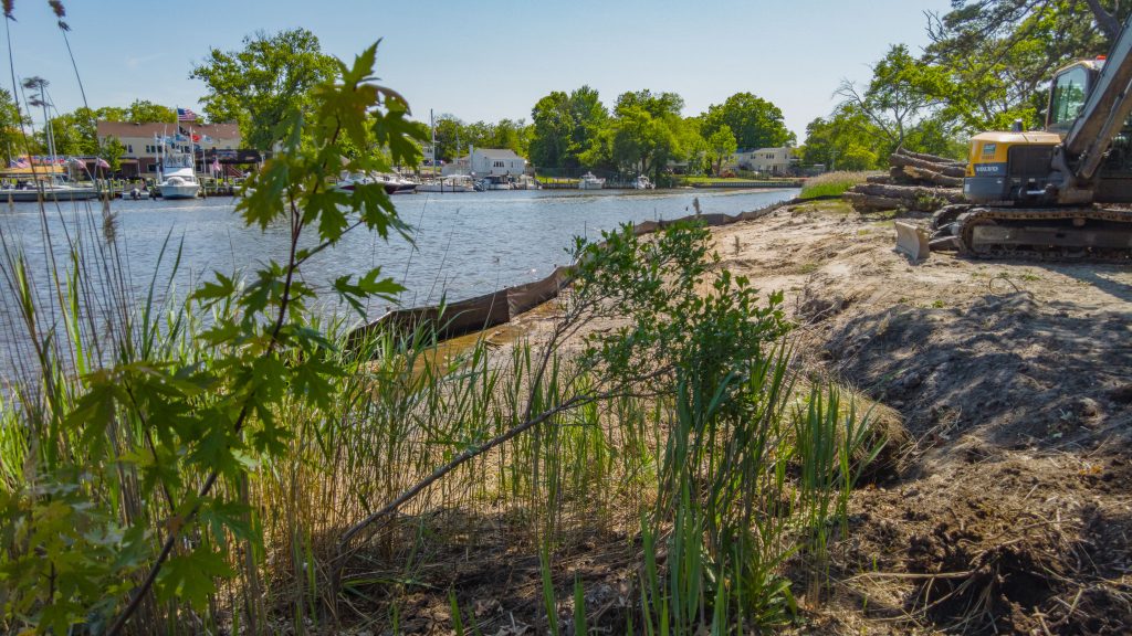 Ground is broken as construction begins at Cedar Bridge Manor Park, Brick, N.J., May 25, 2023. (Photo: Shorebeat)