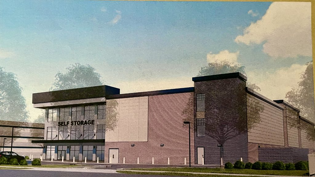 A self-storage facility planned for Route 88 and Jordan Road in Brick. (Planning Document)