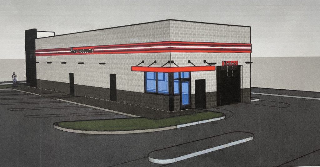 A rendering of the proposed 'express' car wash at 1905 Route 88, Brick Township. (Planning Documents/Shorebeat)
