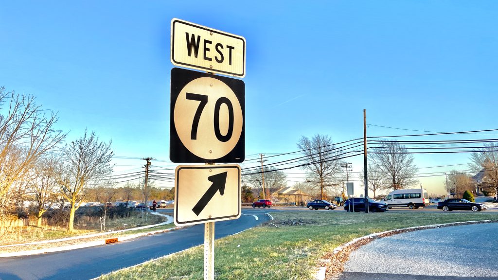 Route 70 at the Aldi/Sports Dome plaza in Brick. (Photo: Shorebeat)
