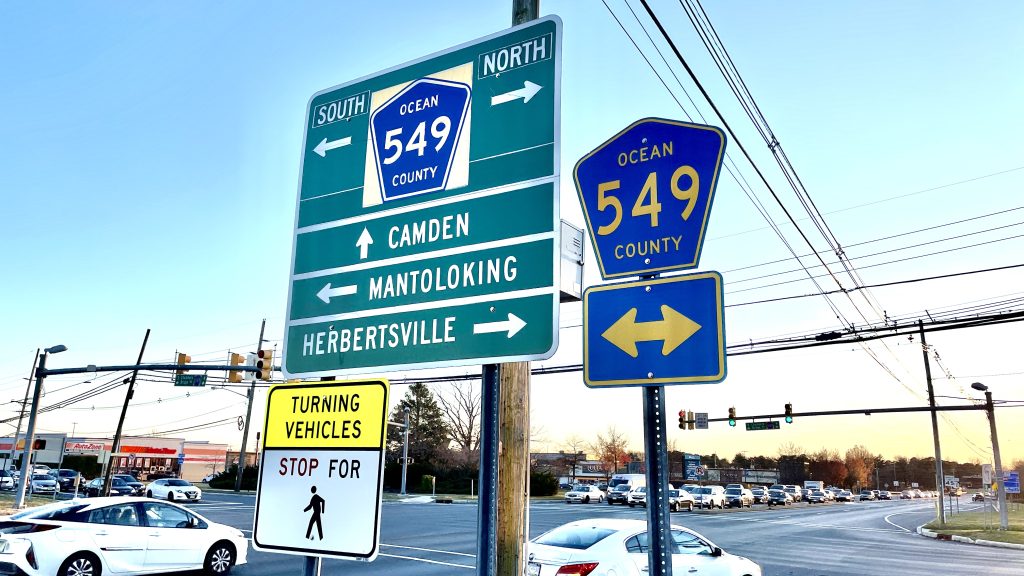 The intersection of Route 70 and Chambers Bridge Road in Brick, N.J., Dec. 2023. (Photo: Shorebeat)