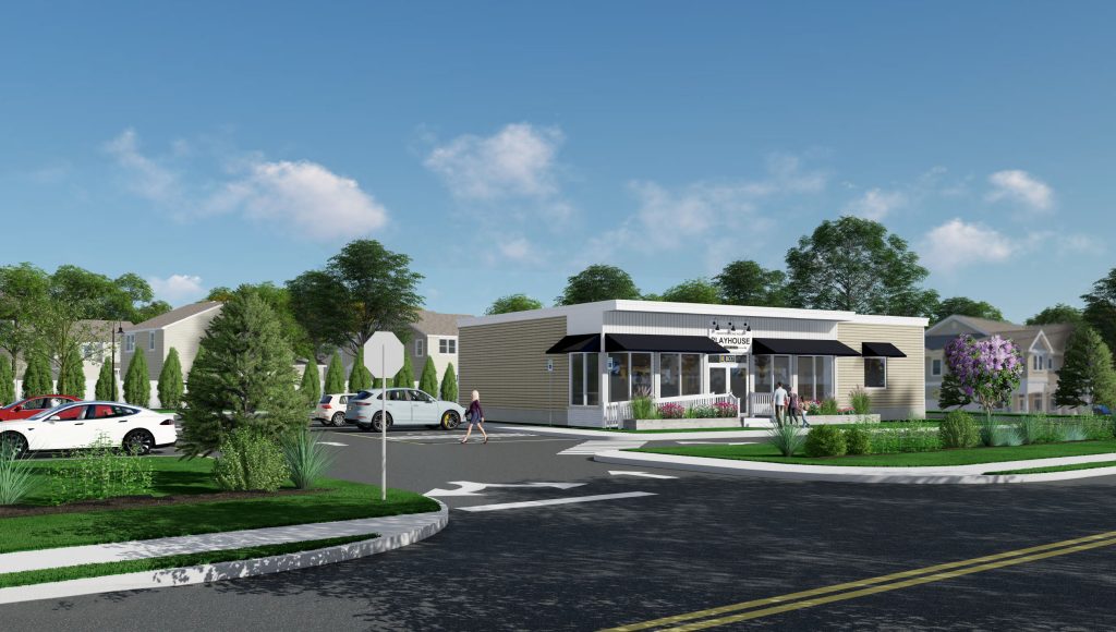 A rendering of the future Mantoloking Road Playhouse. (Planning Document)