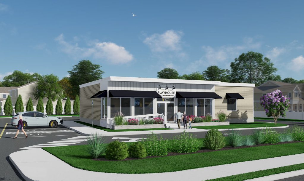 A rendering of the future Mantoloking Road Playhouse. (Planning Document)