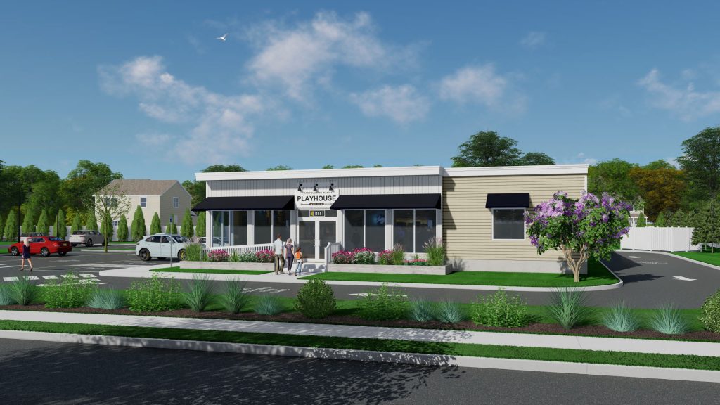 A rendering of the future Mantoloking Road Playhouse. (Planning Document)